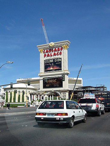 Las Vegas aus dem Auto Foto 