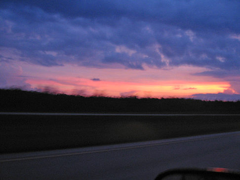 Fotos Sonnenuntergang auf Highway | 