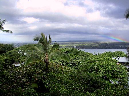 Ausblick aus Hotel auf Hawaii Foto 