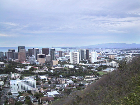 Blick über Waikiki