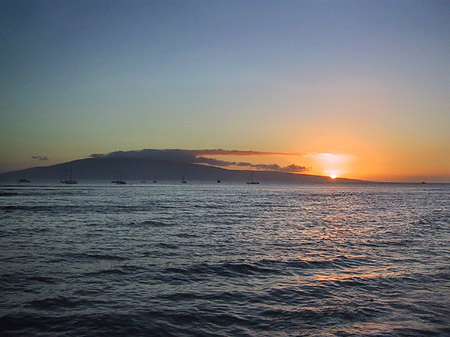 Fotos Sonnenuntergang auf Maui