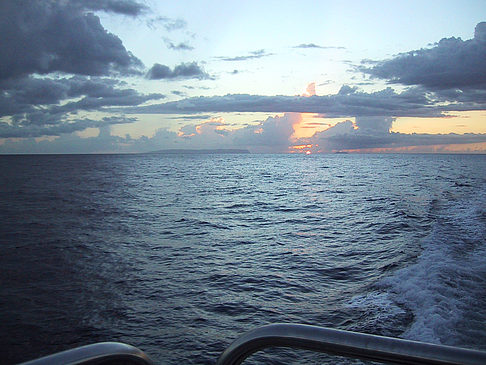 Foto Sonnenuntergang über dem Meer von Kauai - 