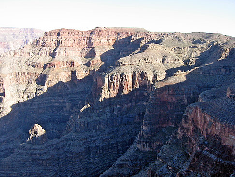 Per Hubschrauber im Grand Canyon