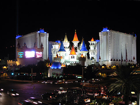 Las Vegas bei Nacht Foto 