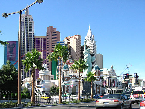 Las Vegas aus dem Auto Fotos