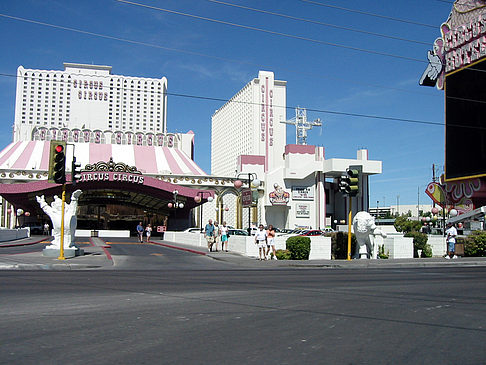 Las Vegas aus dem Auto