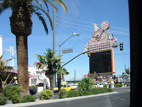 Las Vegas aus dem Auto